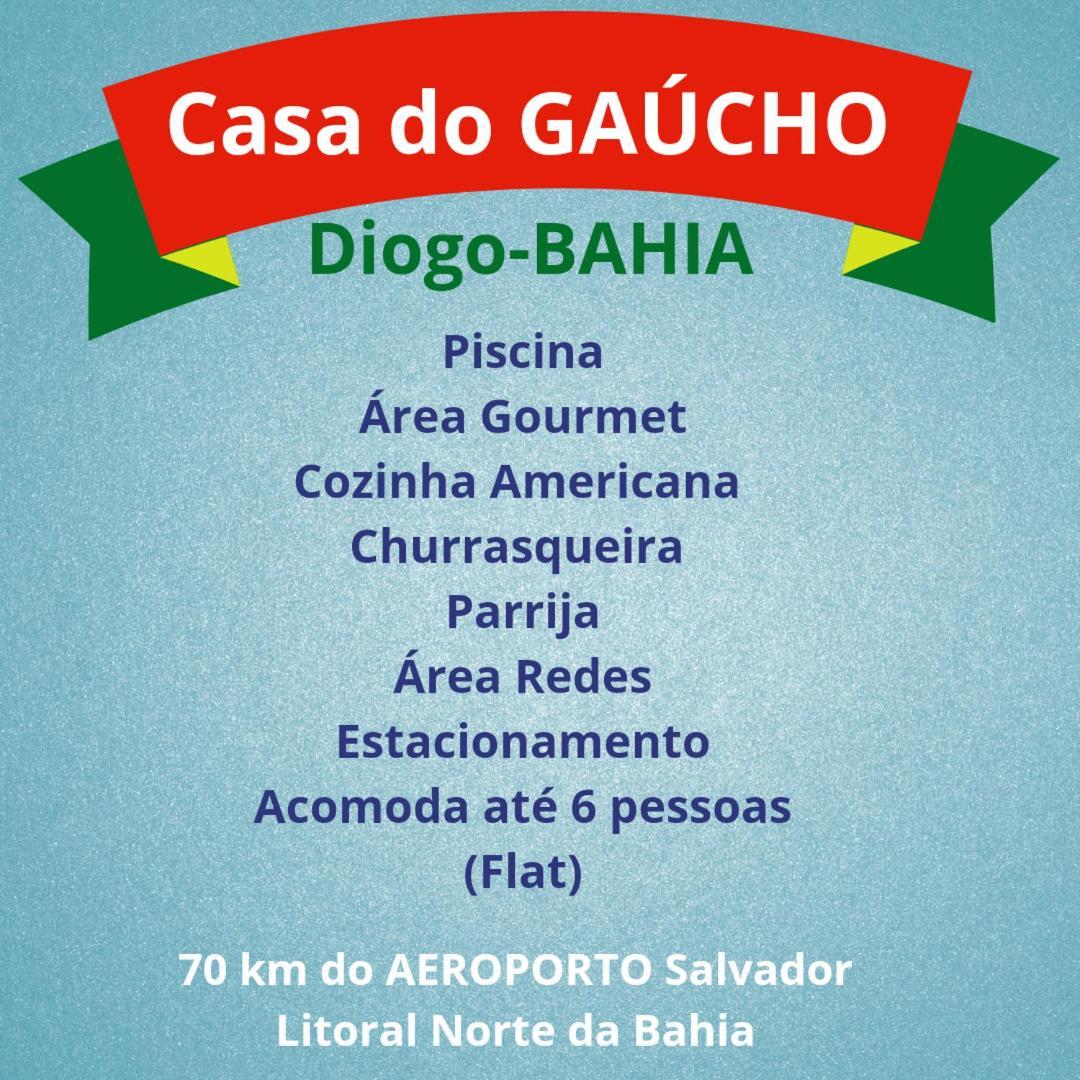 Casa Praia Gaucho Santo Antonio Diogo Mata de São João Habitación foto