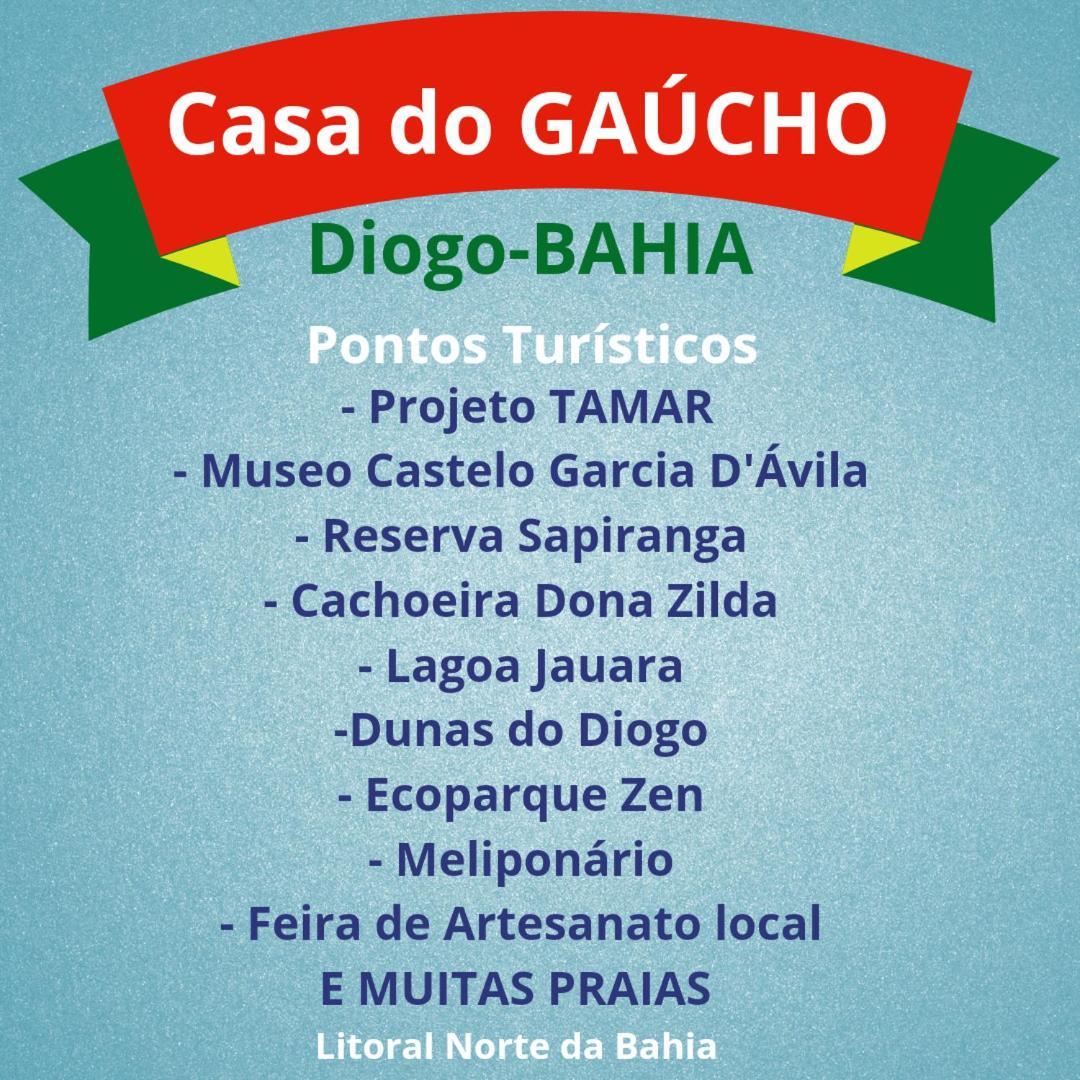 Casa Praia Gaucho Santo Antonio Diogo Mata de São João Habitación foto